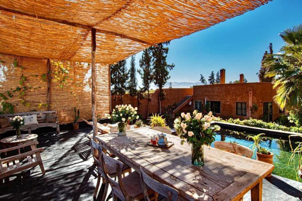 Aux Portes De Marrakech Villa Arts & Deco Avec Piscine Marrakesh Ngoại thất bức ảnh